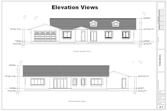 draw floor plans, permit ready construction drawings in autocad, chief architect