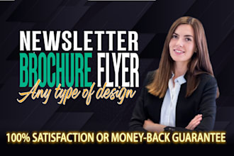 perform super magazine design and amazing flyer design