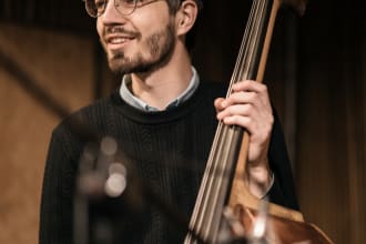 create and record double bass part for your song