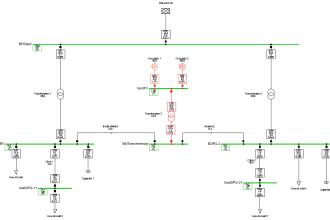 analyze and design power systems in powerfactory and etap