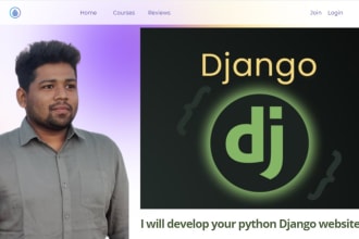 develop your python django website