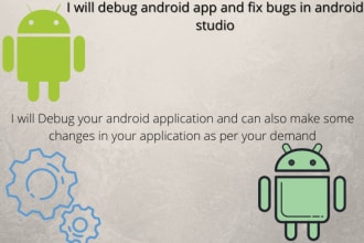 debug android app and fix bugs in android studio