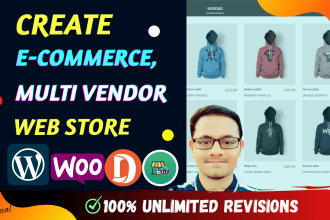 create woocommerce multi vendor ecommerce website by dokan pro or wcfm