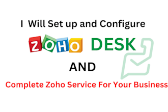 do any tasks for zoho desk, zoho books and zoho analytics