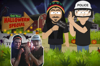 draw you in south park style