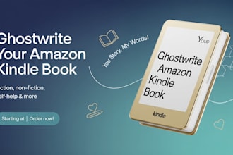 ghostwrite a professional nonfiction book or self help ebook for you
