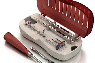 make a medical kit design in 3d
