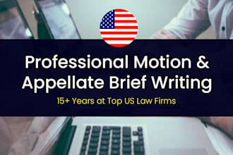 write motions, affidavits and letters