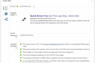 write SEO optimized website content