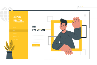 do one page wordpress portfolio