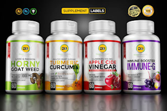 do supplement label design, product label packaging