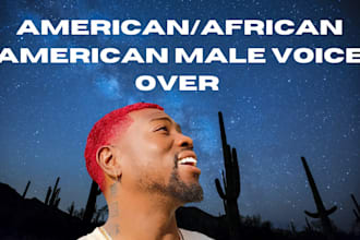 record a casual or commercial male voice over in 24 hours