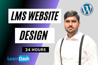 develop lms wordpress site