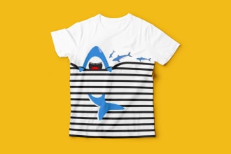 create graphics kids t shirt design