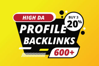 do contextual social profile backlinks manually