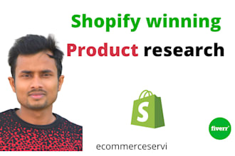 do shopify winning product research