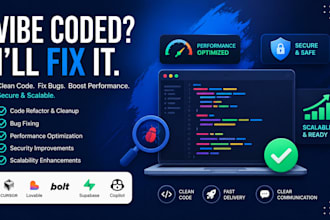 refactor and optimize ai generated vibe coding into clean, scalable code
