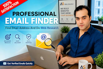 find email address and do web research