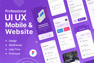 do attractive mobile UI UX design, app UI UX design