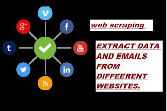 do email scraping from linkedin instagram facebook etc
