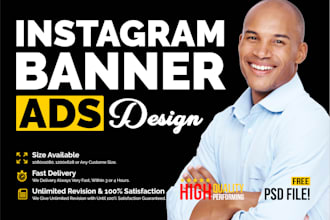 design pictures for instagram post, facebook ads, linkedin ads