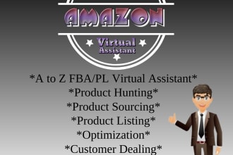 be your expert amazon fba and pl virtual assistant