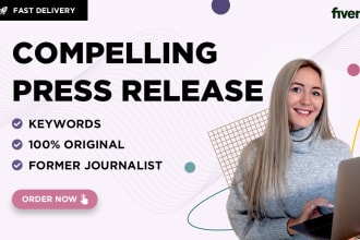 write a press release