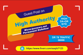 publish article and provide dofollow backlink on ipsnews dr 70