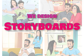 Hot Review!  illustrate story board and modelsheet