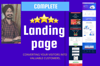 create landing page, webinar funnel for online course creators,