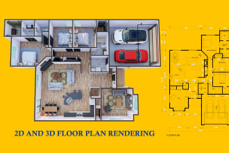convert 2d floor plan to 3d