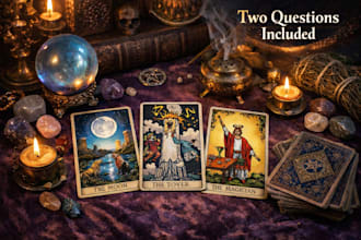 provide a tarot reading for two questions