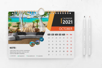 design a high quality custom planner, journal or calendar