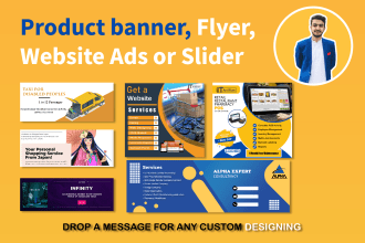 design credit repair flyer, product ad, banner or cover