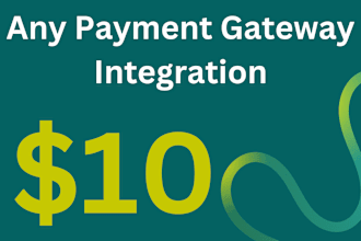 integrate stripe or any payment gateway in your website