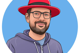 draw avatar cartoon caricature for your profile picture