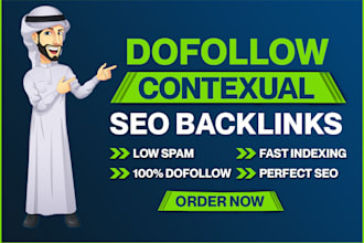 build SEO contextual backlinks for google first page ranking