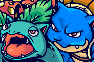 make cool pokemon art, drawing, illustration