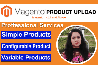 do professional magento product listing