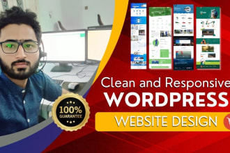 develop responsive wordpress website or ecommerce store