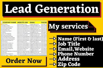 do b2b lead generation, web research, and prospecting