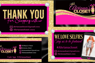 do,thank you,flyer, business card for cosmetic,hair,beauty,eyelashes business