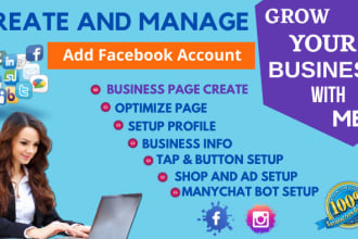 create and optimize facebook business page