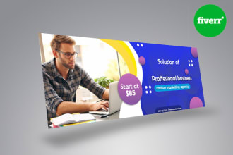 design website, facebook business page, cover, and fb ad