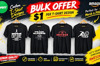 design custom t shirt and merchandise designs
