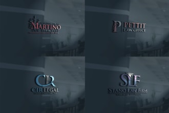 do professional logo for a legal, attorney,  law firm