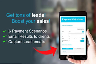 develop a mortgage lead magnet calculator to your website
