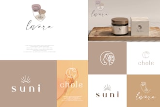 create fashion, cosmetic and beauty logo