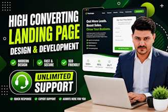 build wordpress landing page, squeeze page or sales funnel
