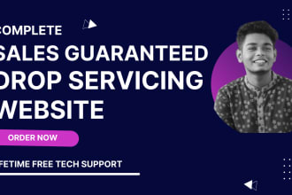 develop highly profitable drop servicing website